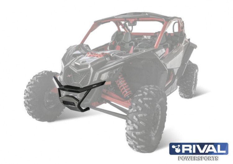 Бампер передний BRP Can-Am Maverick X3 / X3 MAX + комплект крепежа, арт. 444.7269.1-riv,          Rival 