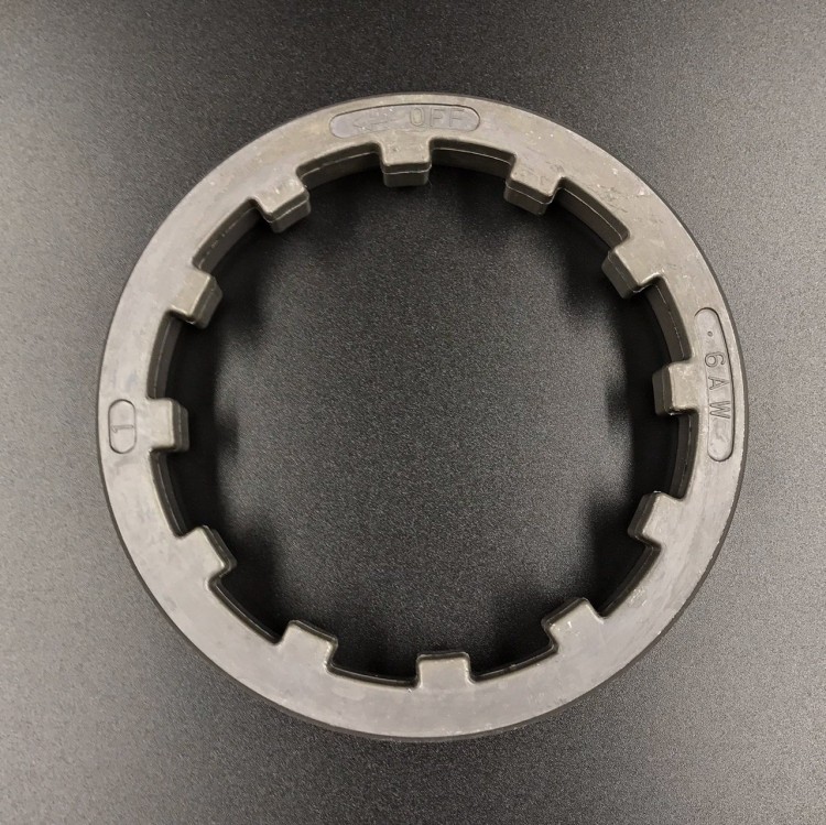 Гайка редуктора корончатая Yamaha F300-350 (Yamaha), арт. 6AW-45384-00,          YAMAHA 