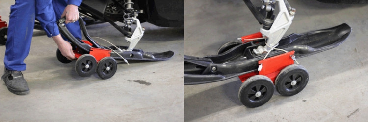 Комплект подставок-шасси под лыжу снегохода, арт. 100107T,          Техномарин 