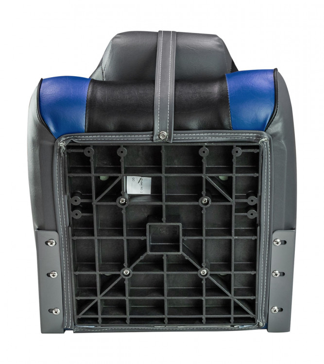 Кресло мягкое складное, обивка винил, цвет синий/угольный/черный, арт. 75157BCB-MR,          Marine Rocket 
