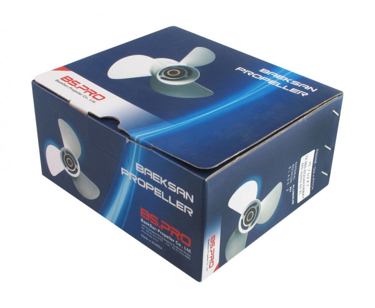 Винт гребной Yamaha 4-5;3x7-1/2x7 шлицевой, BaekSan, арт. 120050721A0700BAY,          BaekSan  Винт гребной Yamaha 4-5;3x7-1/2x7 шлицевой, BaekSan, арт. 120050721A0700BAY,          BaekSan