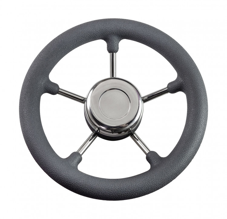 Рулевое колесо Osculati, диаметр 280 мм, цвет серый, арт. 45-127-02,          Osculati 