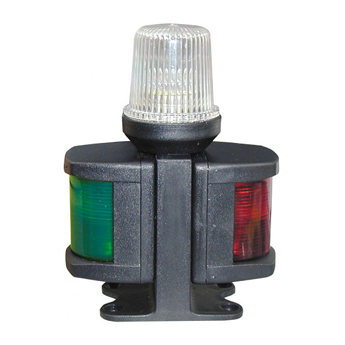 Огонь комбинированный трехцветный 125х85х170 мм, черный корпус, арт. 30429,          Lalizas 