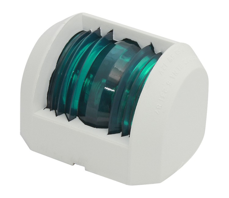 Бортовой огонь Utility88, зеленый, белый корпус, арт. 10005088,          Osculati 