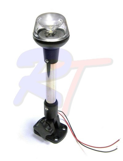 Огонь навигационный топовый, светодиодный, на складной стойке, RTA-01126-LD, арт. RTA-01126-LD,          Rivertec  Огонь навигационный топовый, светодиодный, на складной стойке, RTA-01126-LD, арт. RTA-01126-LD,          Rivertec