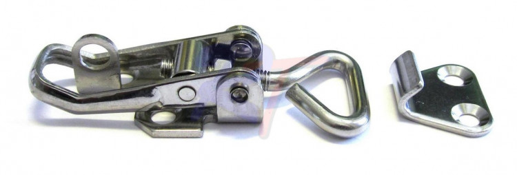 Фиксатор для люков 76х26мм нерж., RTJ-17578, арт. RTJ-17578,          Rivertec 