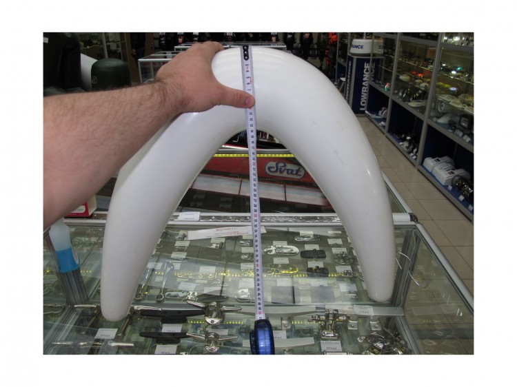 Кранец Castro носовой надувной 1295х140, белый, арт. NDP2BL,          Castro 