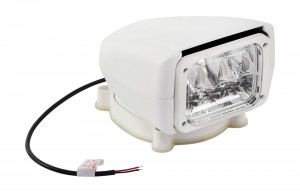 Прожектор с дистанционным управлением, белый корпус, светодиодный, брелок, модель 150
