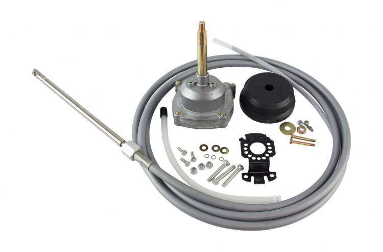 Редуктор рулевой 3000 с нержавеющим тросом 16 футов (4,88 м), арт. 315016,          PRETECH  Редуктор рулевой 3000 с нержавеющим тросом 16 футов (4,88 м), арт. 315016,          PRETECH