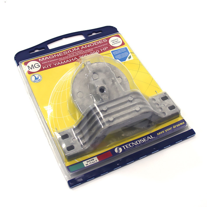 Комплект магниевых анодов Yamaha 200-250 л.с., арт. KITYAMAHA200/250MG,          Tecnoseal 