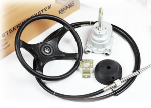 Рулевой комплект (редуктор YK7-A / трос M66-14FT / руль 161D) (N-Flex)