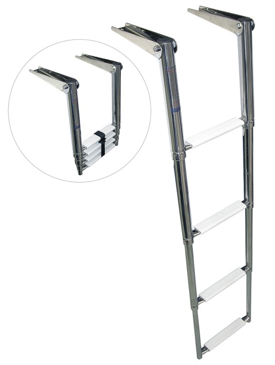 Трап телескопический, 300 мм, 4 ступени, арт. 10247442,          Мореман 