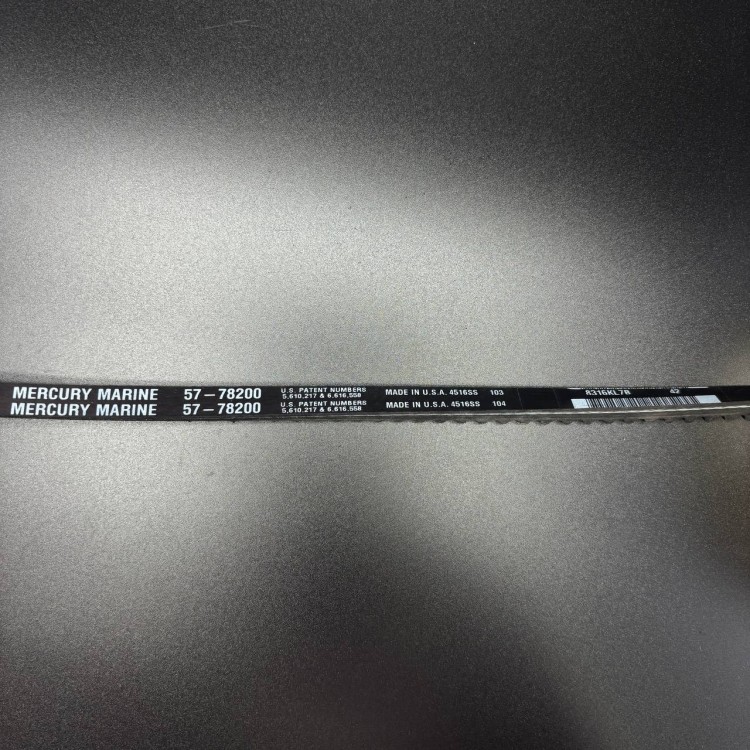 Ремень генератора (зубчатый) MERCRUISER 7.4L (57-78200Q1) (Quicksilver), арт. 57-78200Q1,          MERCURY 