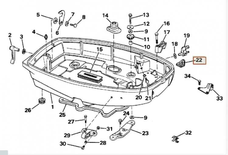 Втулка Johnson/Evinrude/OMC 0331370, арт. 0331370,          OMC 