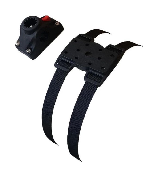 Крепление держателя спиннинга универсальное на баллон, черное, арт. MGFAM002,          Marine Rocket 