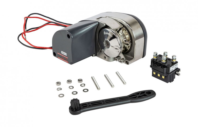 Лебедка якорная Italwinch IKI без барабана, 500Вт, 12В, цепь 8мм, арт. IY_0512_08L,          Italwinch 