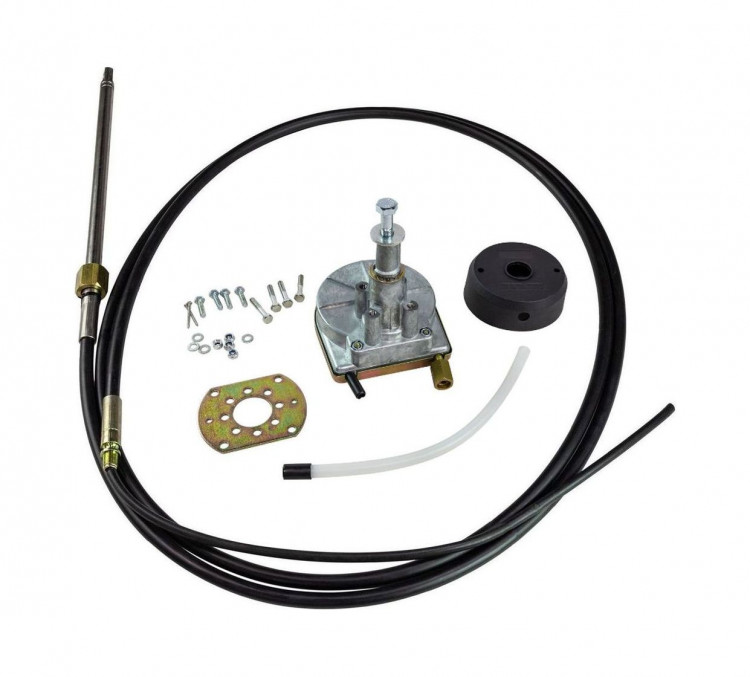 Редуктор рулевой M58 (LT/NLT) с тросом 12 футов, Marine Rocket (3,66 м), арт. MR7-ES12,          MARINE ROCKET 