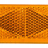 Катафот прямоугольный КТ-001, оранжевый, МЗСА 