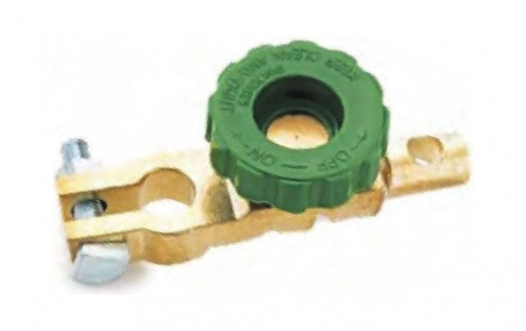 Клемма аккумуляторная с зажимом "-" (с выключателем массы), 17 мм, арт. 4620136035095,          MARINE ROCKET 