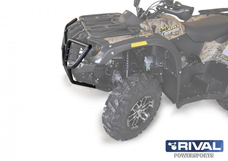 Бампер передний Stels Leopard 600 (2014-) + комплект крепежа, арт. 444.6730.1-riv,          Rival 