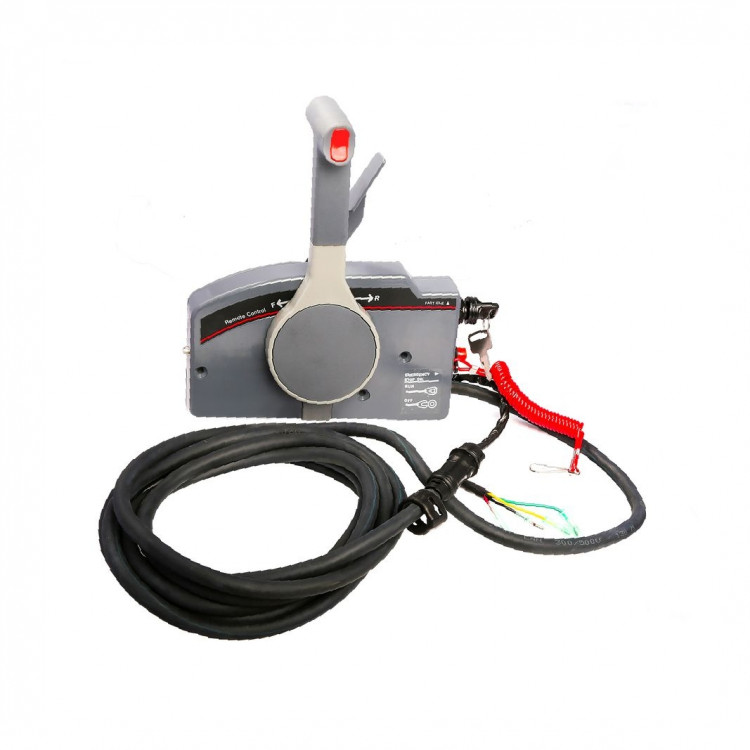 Пульт ДУ Powerob для Yamaha 703, без кнопки гидроподъема, тянет газ, арт. 703-24830-12-p,          POWEROB 