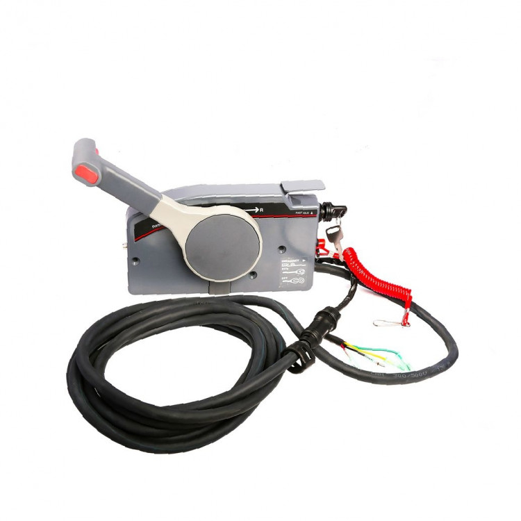 Пульт ДУ Powerob для Yamaha 703, без кнопки гидроподъема, тянет газ, арт. 703-24830-12-p,          POWEROB 