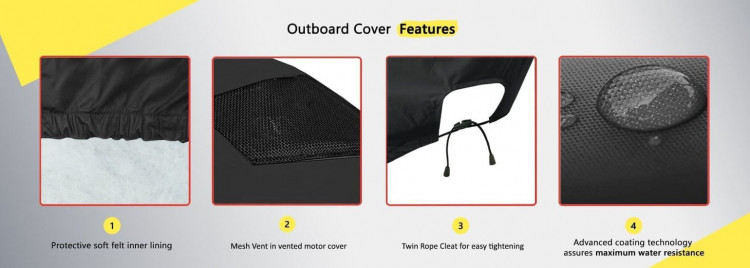 Чехол ходовой на капот Mercury V8 4.6L 250 HP, 300 HP, 450 HP, арт. M000V,          OceanSouth  Чехол ходовой на капот Mercury V8 4.6L 250 HP, 300 HP, 450 HP, арт. M000V,          OceanSouth