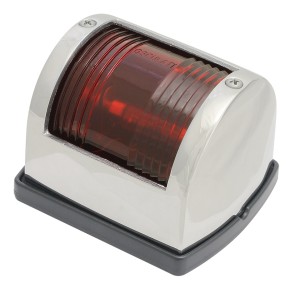 Бортовой  огонь Utility 77, красный, нерж. сталь.