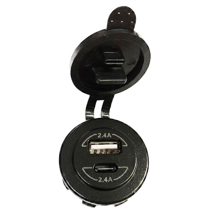 Гнездо зарядное, USB + Type C, арт. 10269782,  