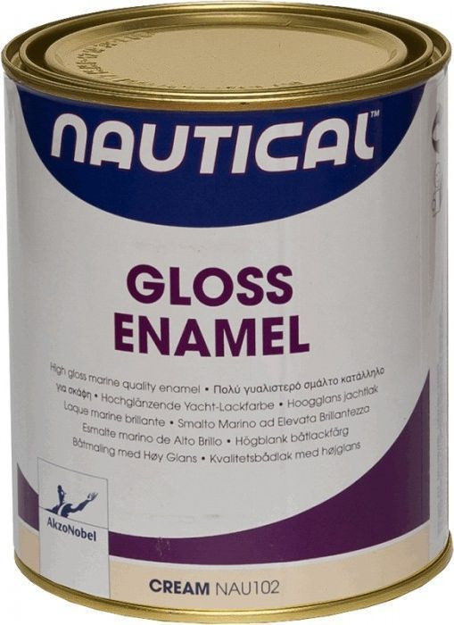 Эмаль глянцевая, кремовая, 0,75 л, арт. NAU102_750ML,          AkzoNobel 