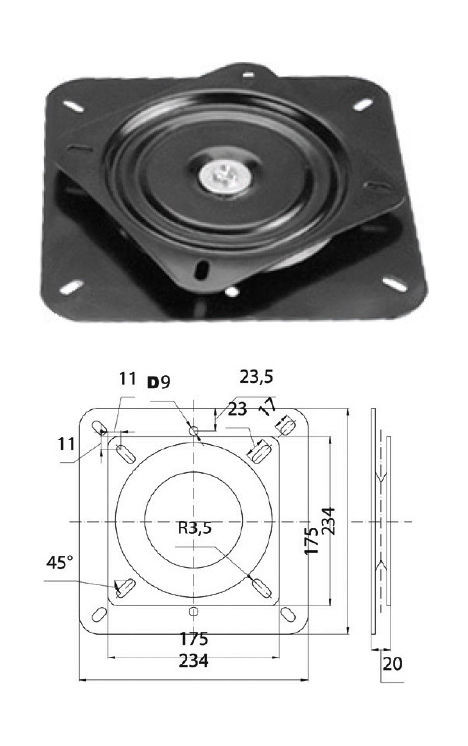 Основание под сиденье, арт. C12501,          Easterner  Основание под сиденье, арт. C12501,          Easterner
