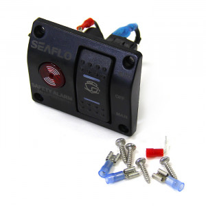 Панель управления для осушительного насоса с сигнализацией (ручной-выкл-авто) 12/24В, пластик