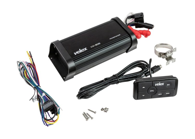 Морской усилитель 4x60W с пультом управления, арт. 505VT,  