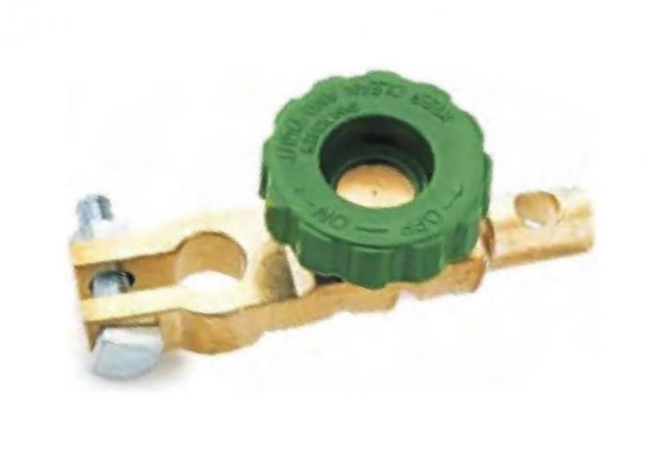 Клемма аккумуляторная с зажимом "-" (с выключателем массы), 17 мм, арт. 4620136035118,          Marine Rocket 