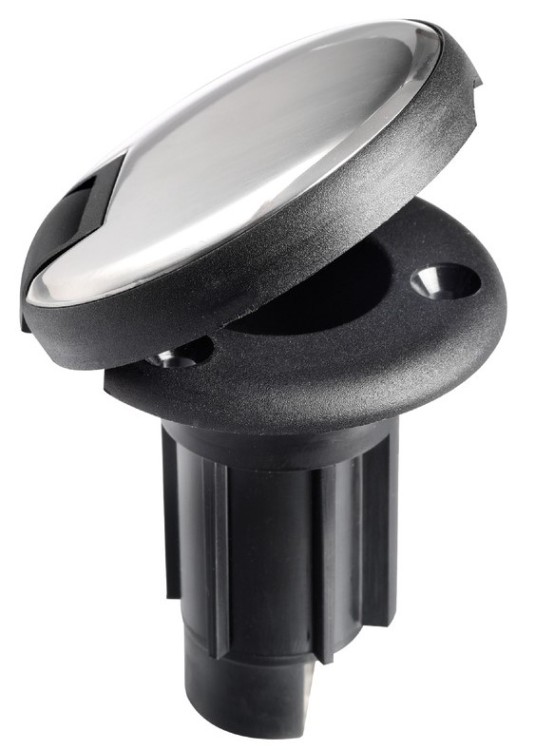 Сменное основание клотикового огня из нейлона, 2 контакта, черное, арт. 10270152,          Osculati 