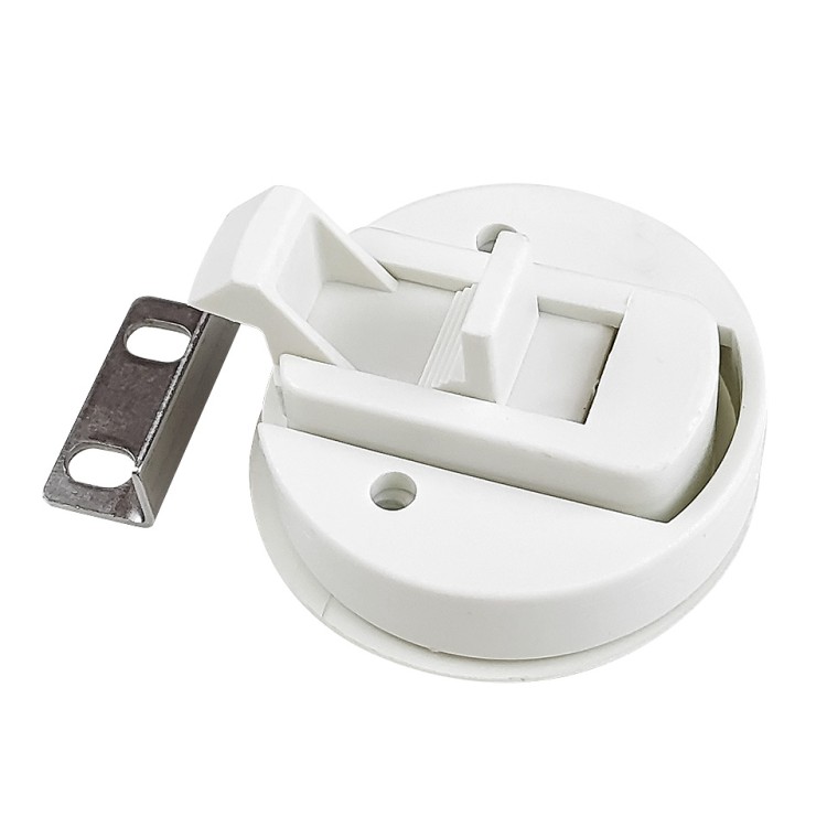 Замок-защелка с подъемной рукояткой, пластик, белый, арт. 10269195,  