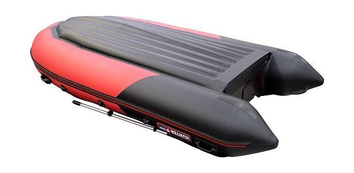 Надувная лодка ПВХ, Хантер 350 Про НДНД, красный/черный, арт. 3502412,          Hunterboat 