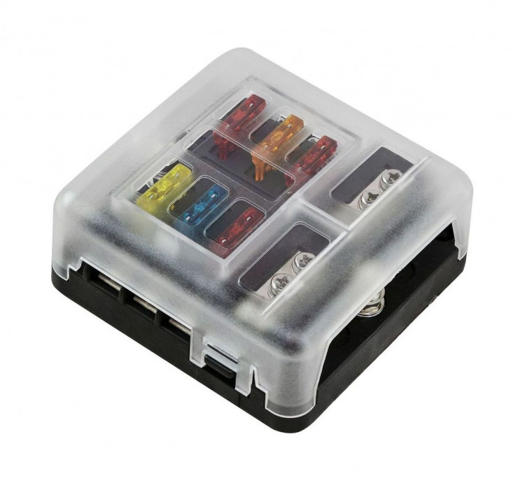 Блок на 6 предохранителей, арт. MRFB00069,          MARINE ROCKET 