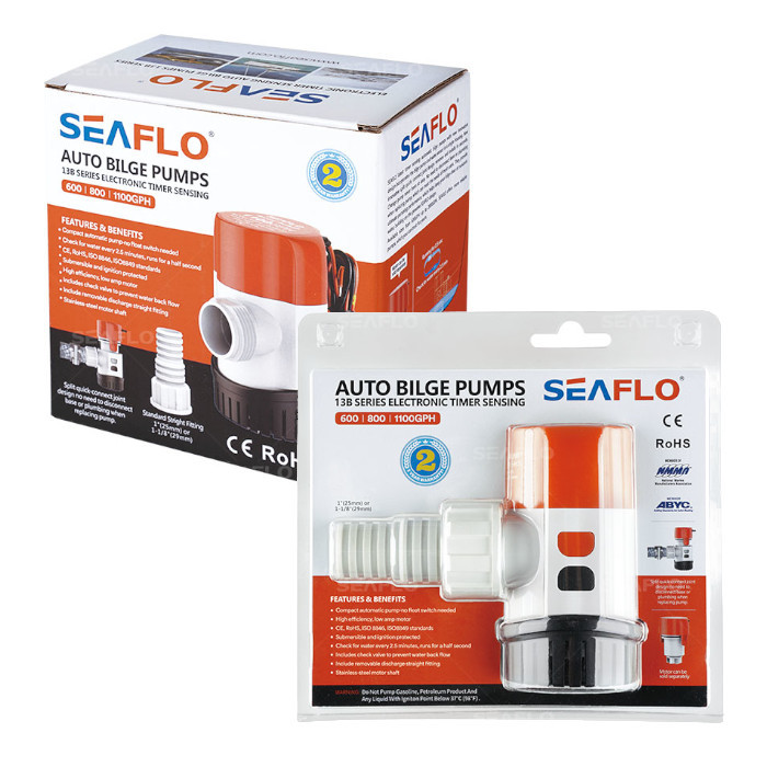Насос осушительный 600GPH 13A Series 12В, арт. SFBP1-G600-13A,          SeaFlo 