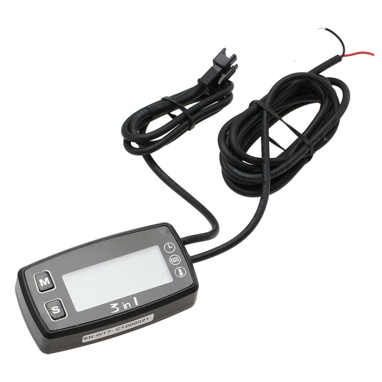 Термометр с вольтметром и часами, арт. 10261613,          Мореман 