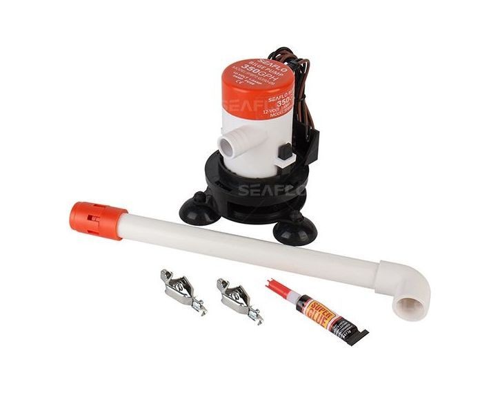 Аэратор вертикальный для внутренней установки 12 В, 350 GPH (1324,8 л/час), SeaFlo, арт. SFBP1G35009,          SeaFlo 