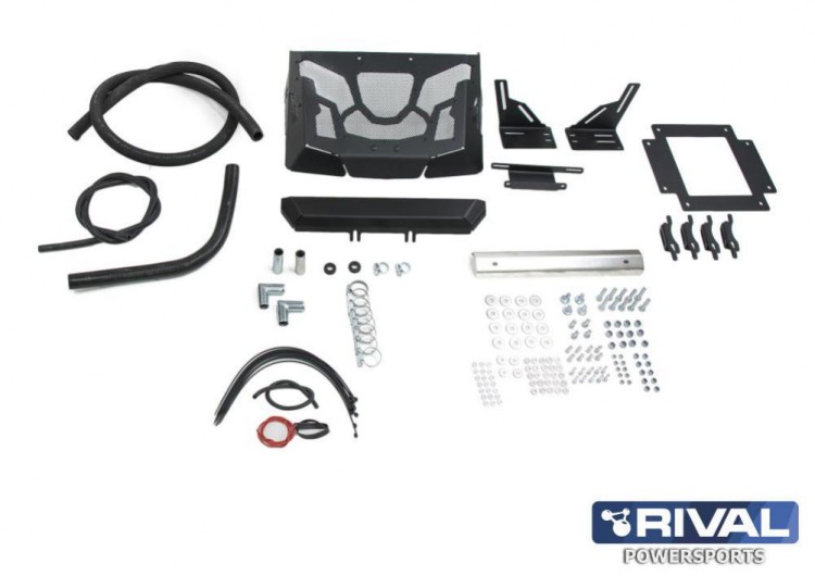 Вынос радиатора Stels Leopard 600 YL, 650 YL (2017-), арт. 444.6741.1-riv,          Rival 