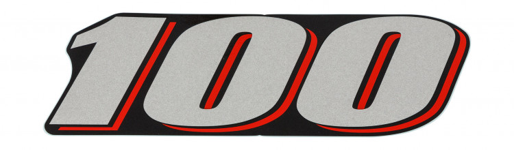 Наклейка капота Suzuki DF100A (100), задняя, арт. 6143590J72000,          SUZUKI 