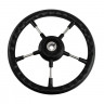 Рулевое колесо RIVA RSL обод черный, спицы серебряные д. 320 мм (упаковка из 6 шт.) 
