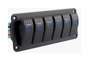 Панель бортового питания 6 переключателей