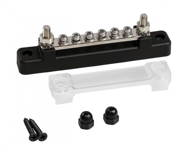 Колодка распределительная электромонтажная с защитной крышкой, 6 контактов, арт. MR6SC,          Marine Rocket  Колодка распределительная электромонтажная с защитной крышкой, 6 контактов, арт. MR6SC,          Marine Rocket