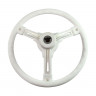 Рулевое колесо RIVIERA белый обод и спицы д. 350 мм 