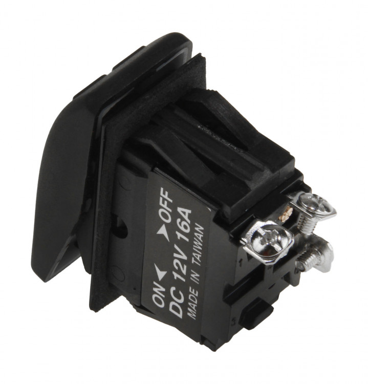 Переключатель двухпозиционный ON-OFF 12 В/16А 3Р с подсветкой, арт. AES111853,          AES.Co  Переключатель двухпозиционный ON-OFF 12 В/16А 3Р с подсветкой, арт. AES111853,          AES.Co
