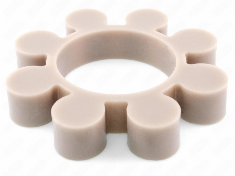 Вставка упругой муфты эластичная (звездочка) 169*89*29 , M92/бежевый , арт. 33-01-1416-poly,          Полиуретан 