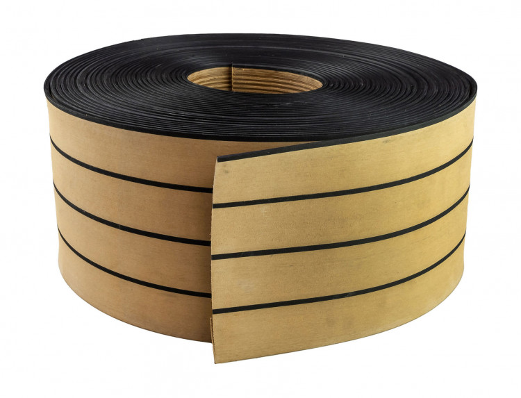 Покрытие палубное 200ммx5мм, тик классический, черная полоса, арт. MR0004,          MARINE ROCKET  Покрытие палубное 200ммx5мм, тик классический, черная полоса, арт. MR0004,          MARINE ROCKET